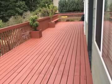 deck patio staining painting salem oregon